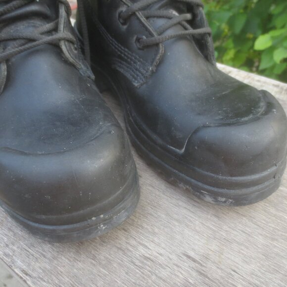 STC CSA Black Steel Toed Safety Toe Leather Work Boots - Size 7 3E Men's. - Picture 5 of 16
